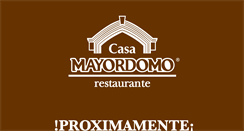 Desktop Screenshot of casamayordomo.com.mx