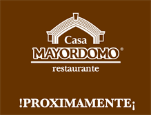 Tablet Screenshot of casamayordomo.com.mx